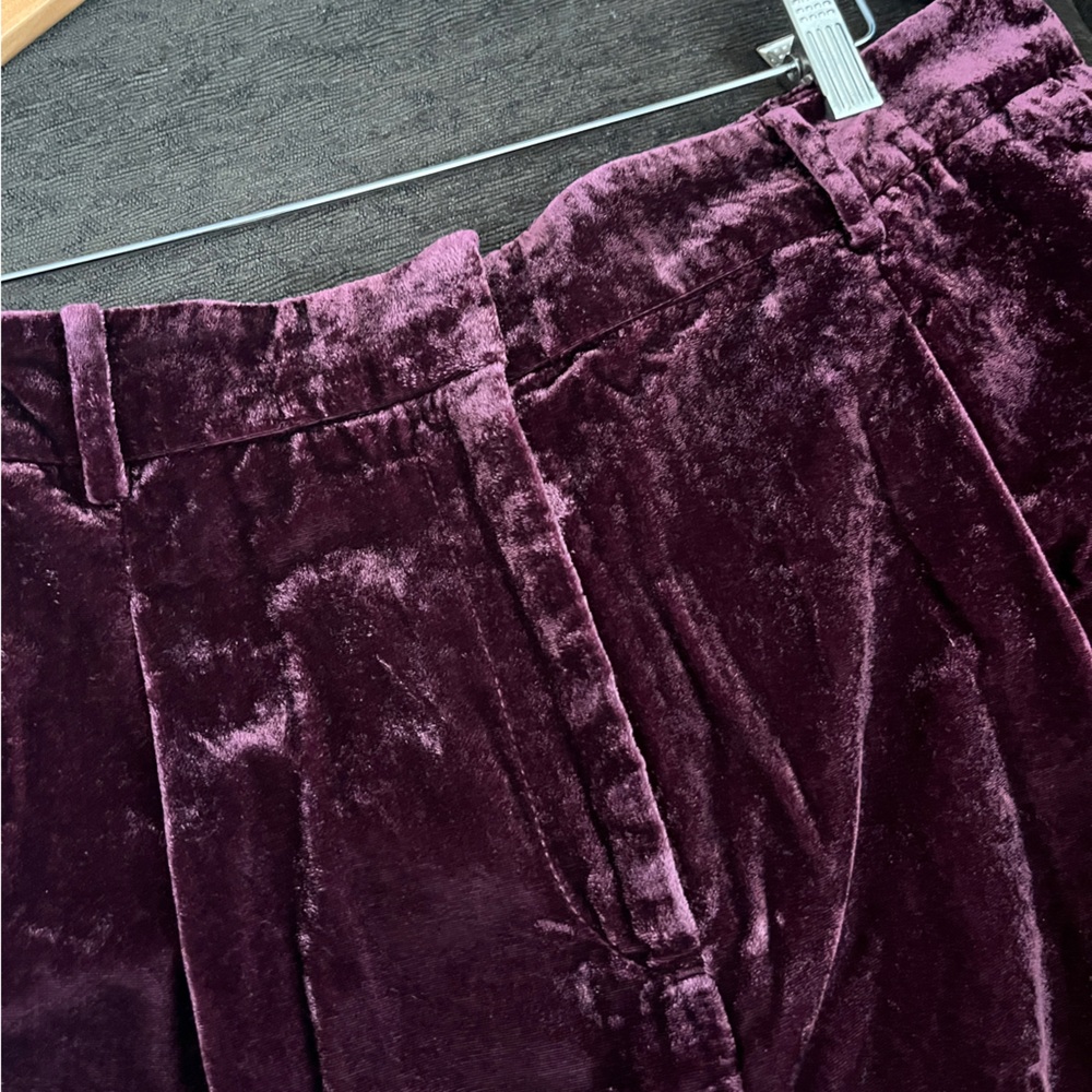 LOFT crushed velvet pants